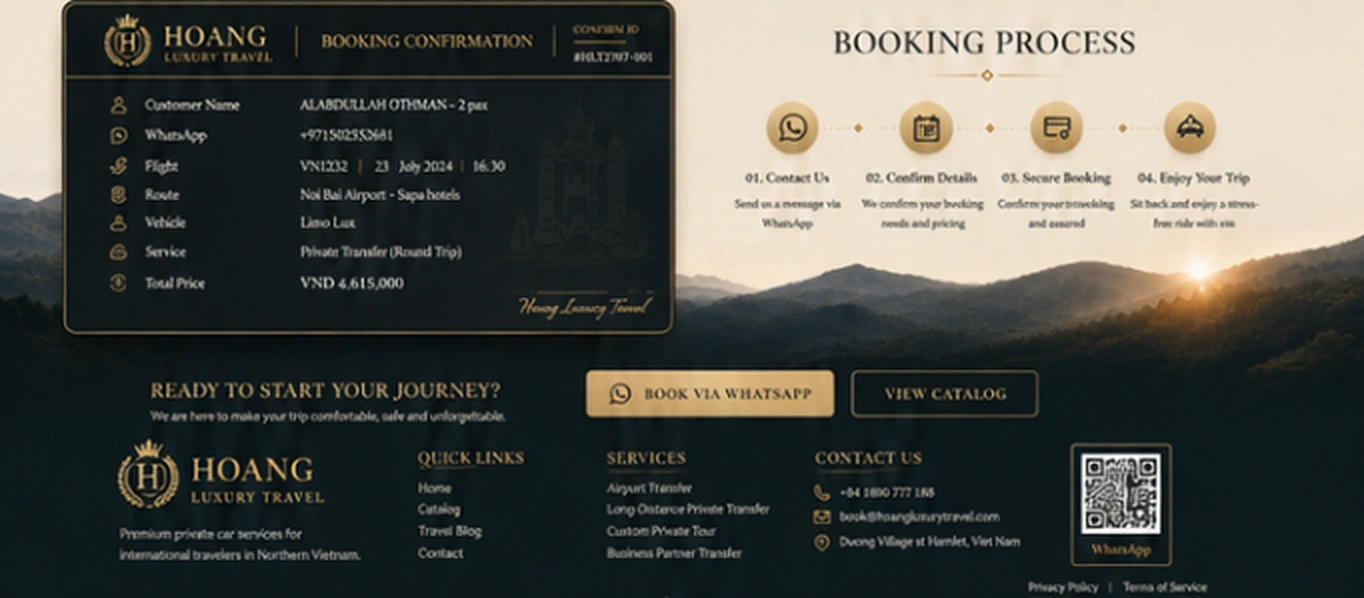 Booking Process and Contact